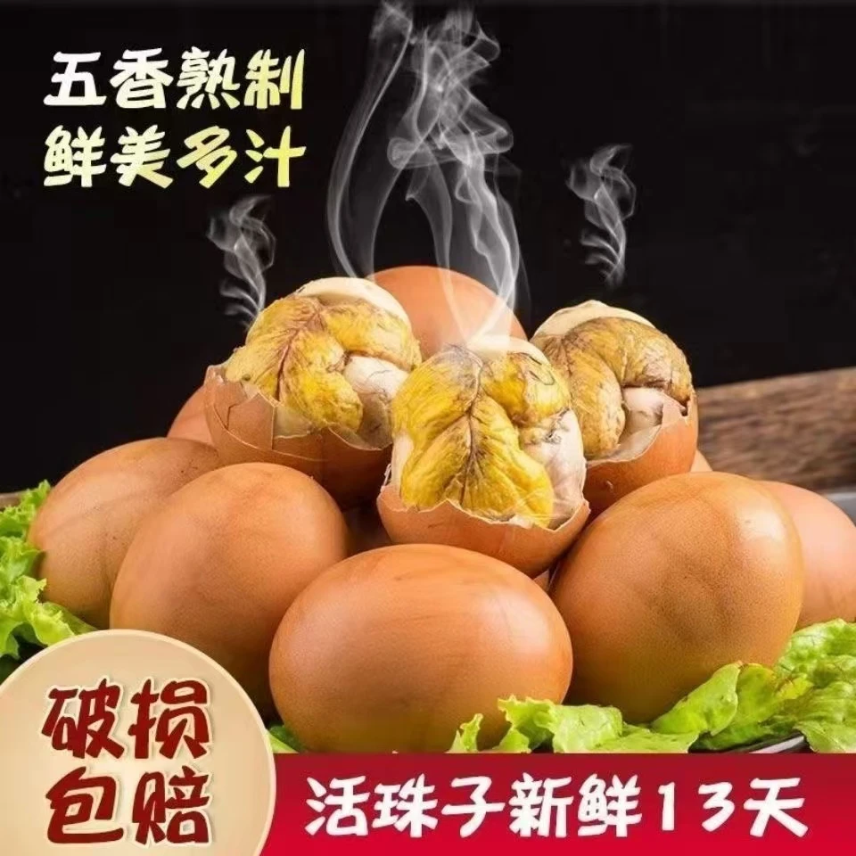 【红壳大个】毛啵啵13天五香香辣味活珠子钢化蛋营养即食真空包装