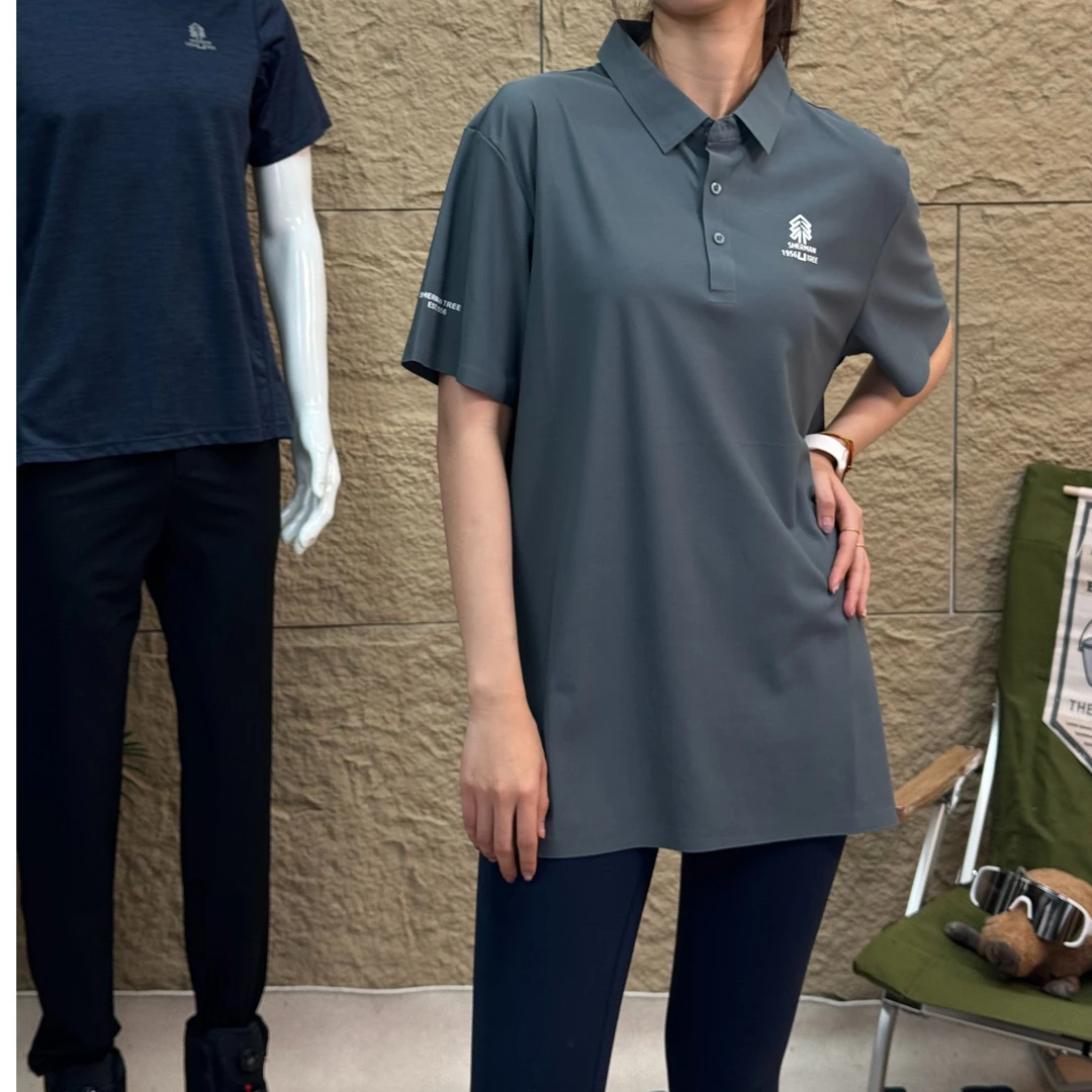 SHERMAN TREE 舍曼树全压胶POLO衫 男士休闲夏季
