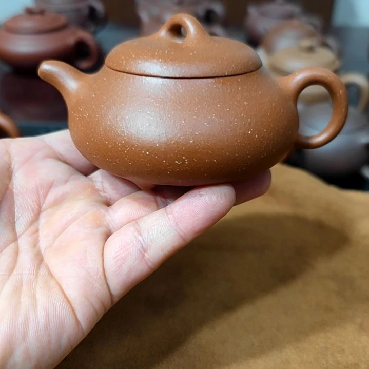 紫砂茶壶宜兴紫砂壶精工半手工拍打