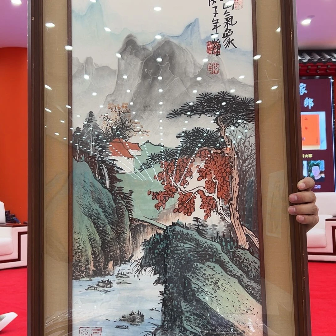 油画二郎老师展览原作