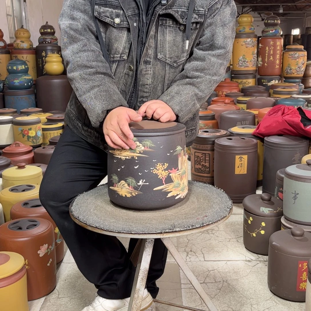 紫砂茶叶罐茶叶罐