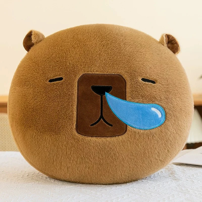 川壹毛绒玩具圆形抱枕流鼻涕款1个【50cm】儿童玩偶（测量误差2~3cm）