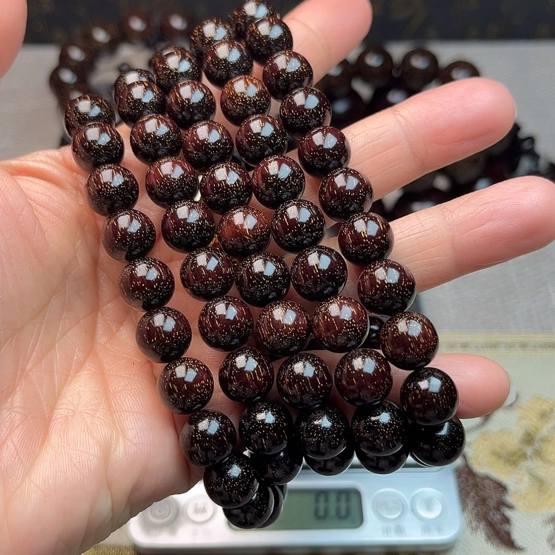 檀香紫檀（小叶紫檀）1.0 108颗 爆星