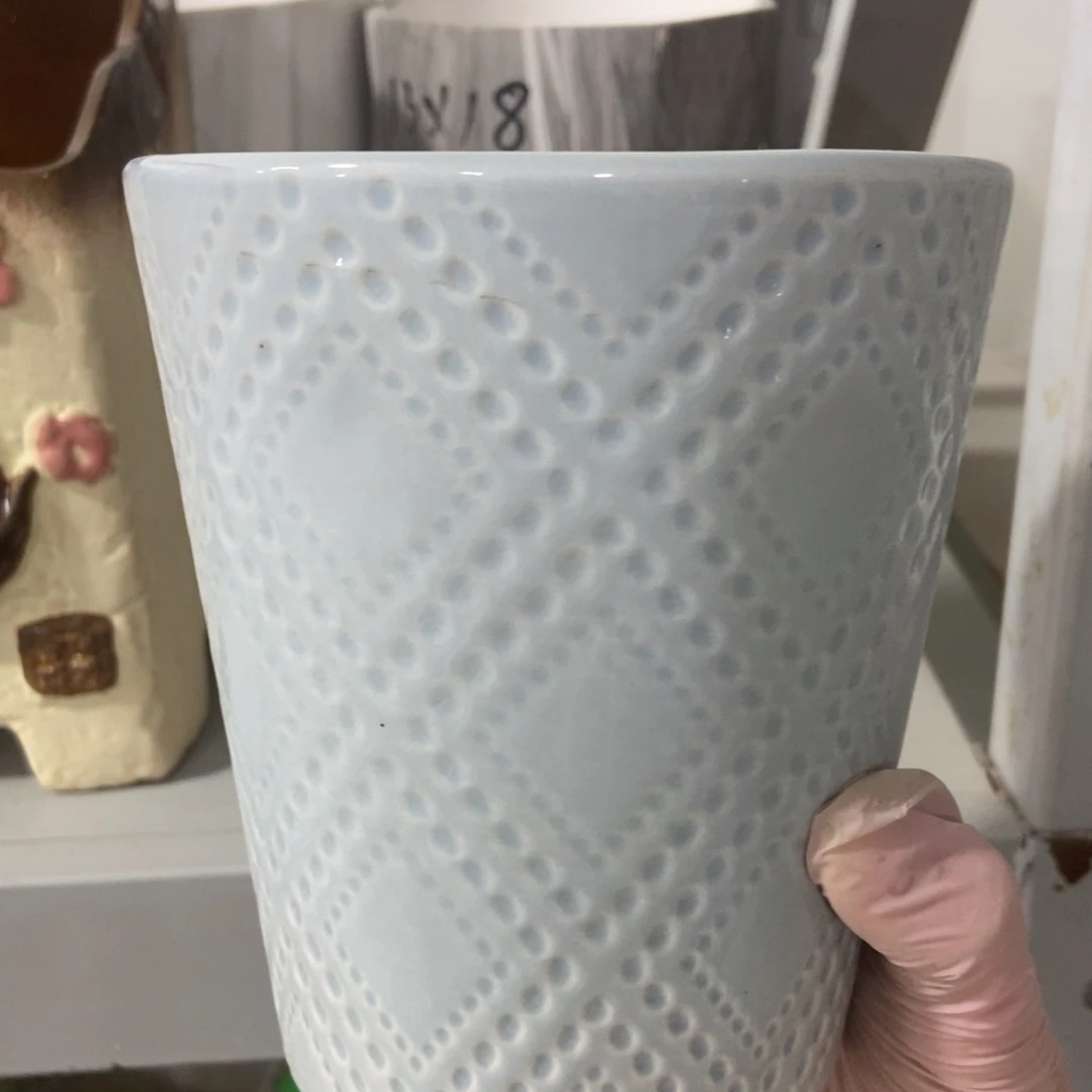 红陶高温陶瓷花盆