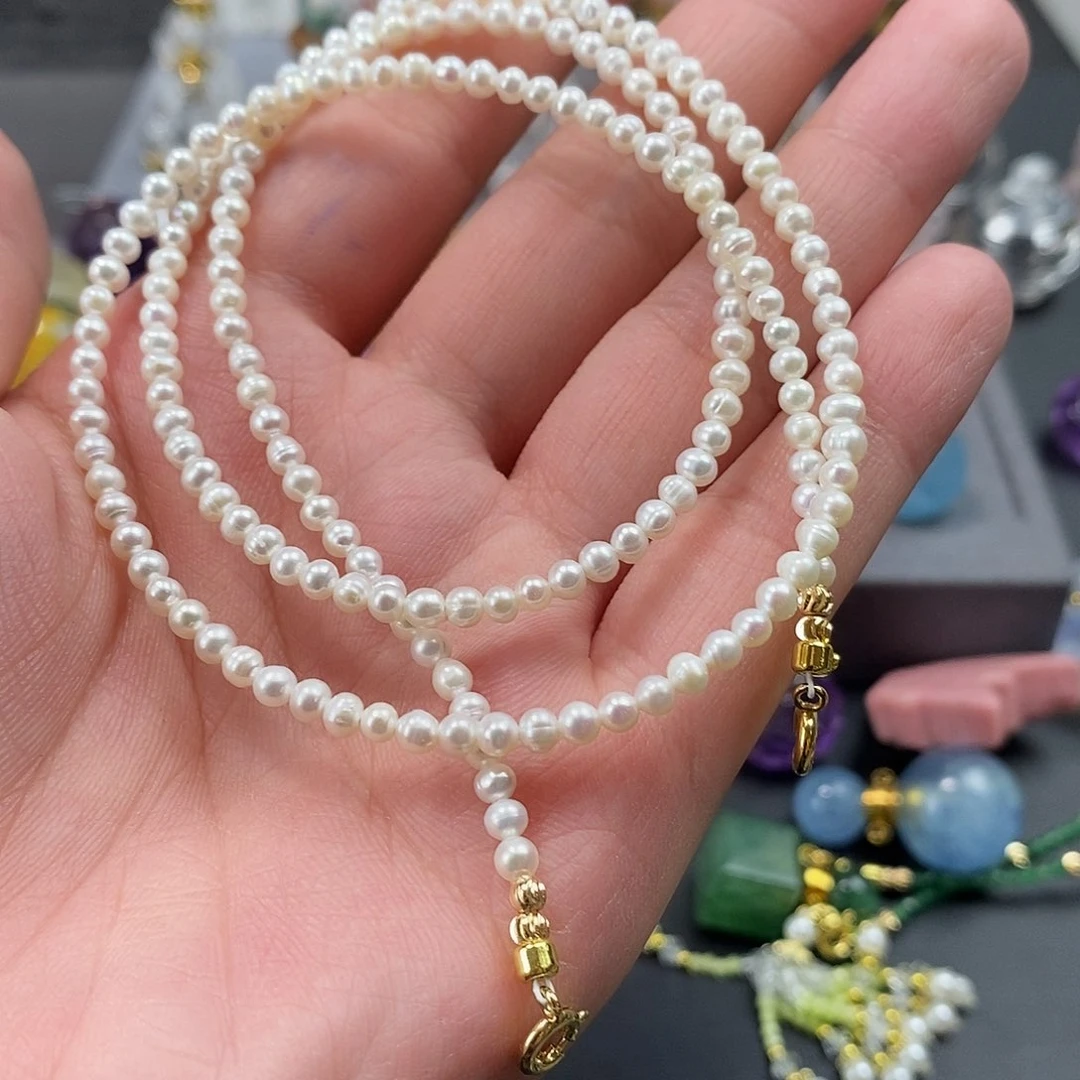福***堂合金颈饰水晶香水瓶
