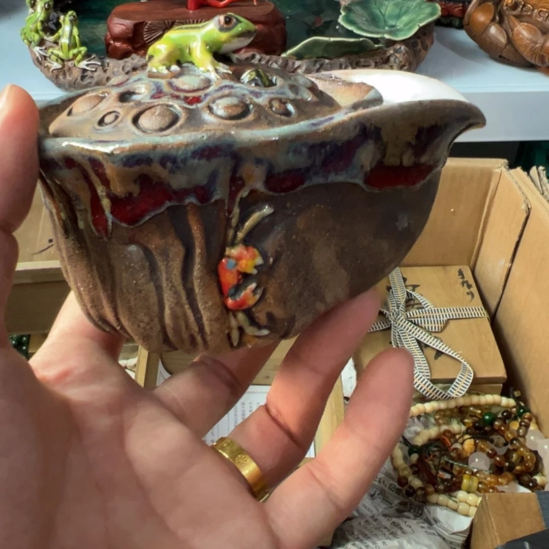 紫砂茶杯放漏场，全都漏