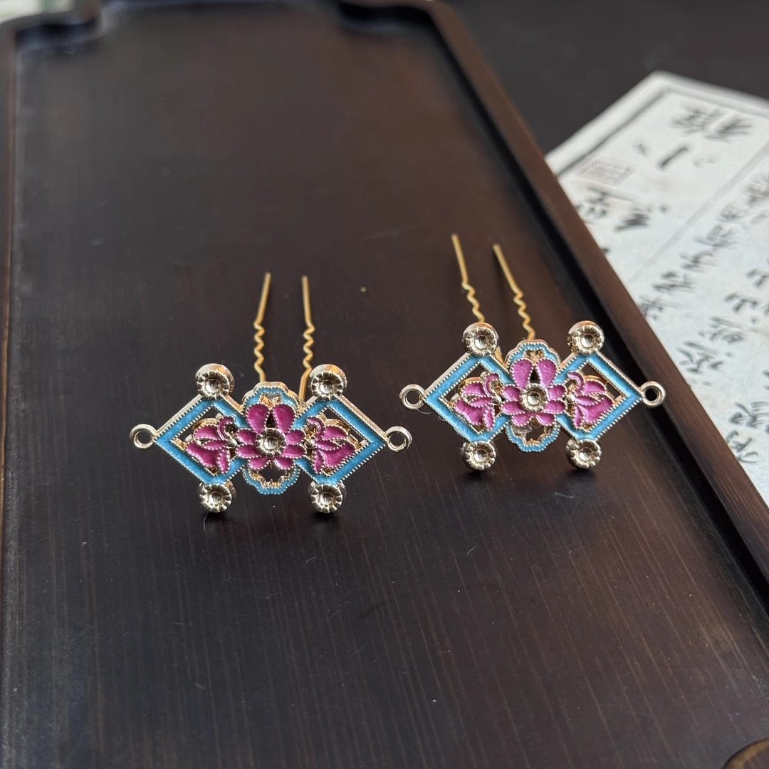 【烧蓝•芳若】古风汉服配饰