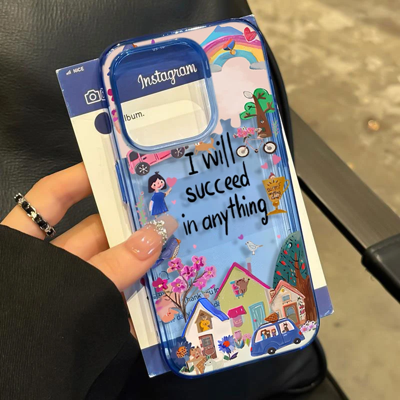 成功在望适用iphone16/15p/14promax苹果11手机壳13软胶12卡通8