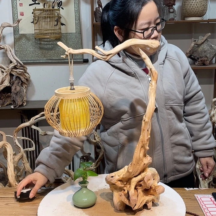 木杜鹃根根艺摆件