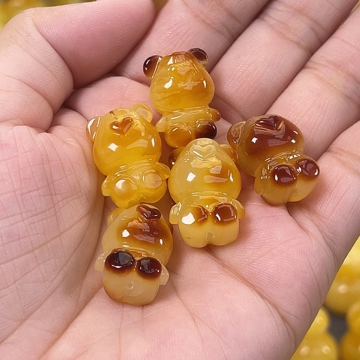 琥珀未镶嵌裸石多样性发其一h