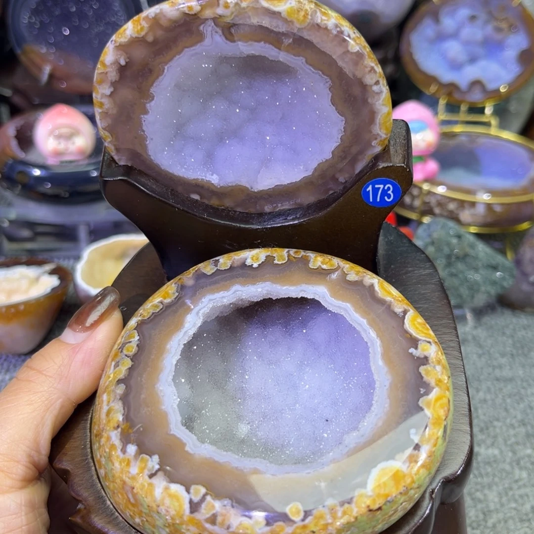 摆件紫晶未镶嵌水晶