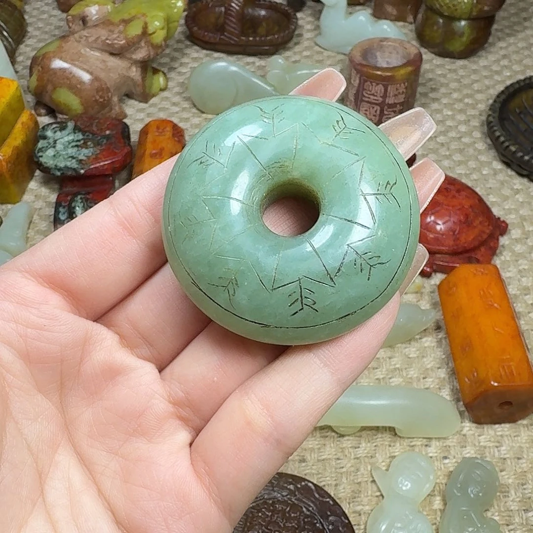 白玉菩提吊坠挂件