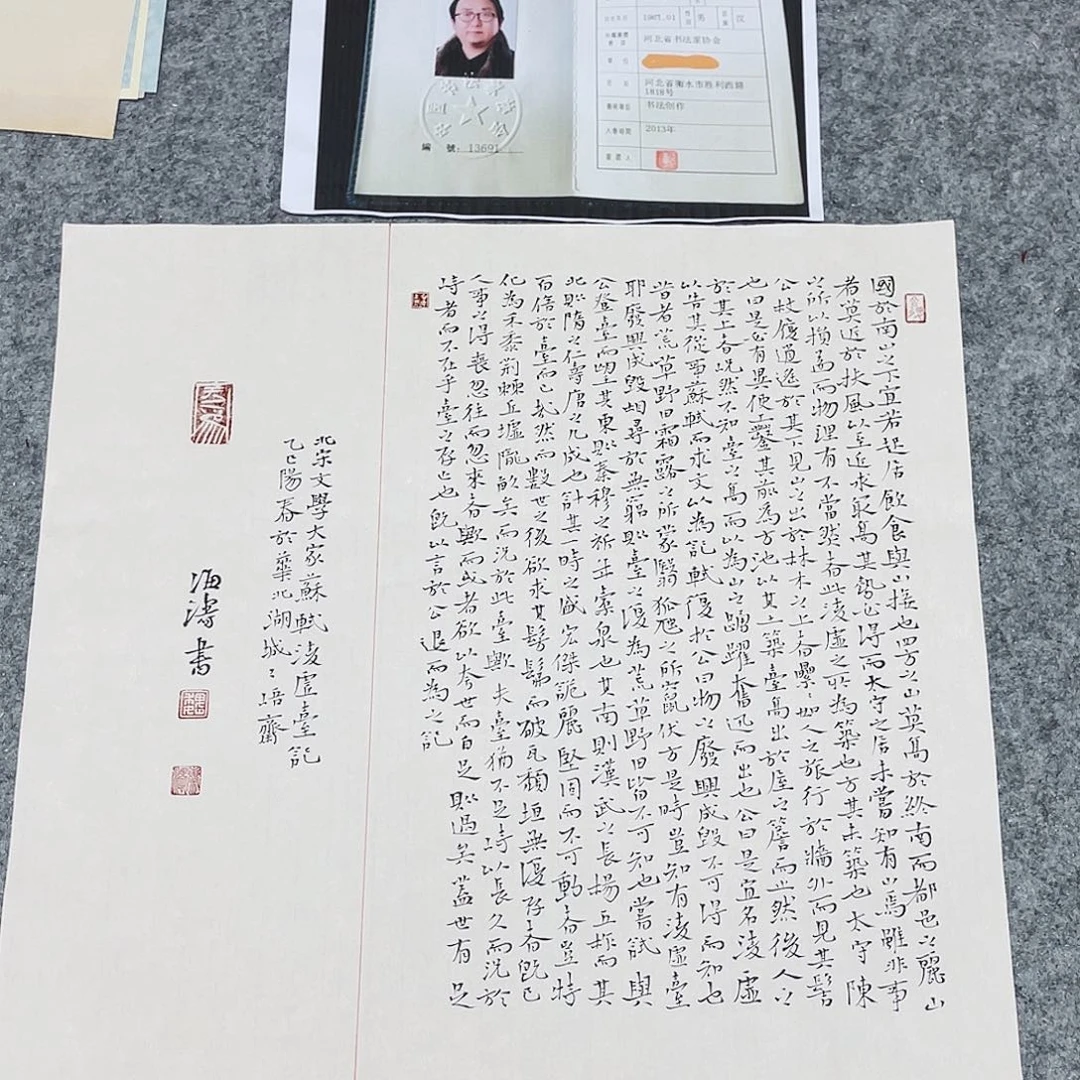 书法中书魏海涛45×45啊