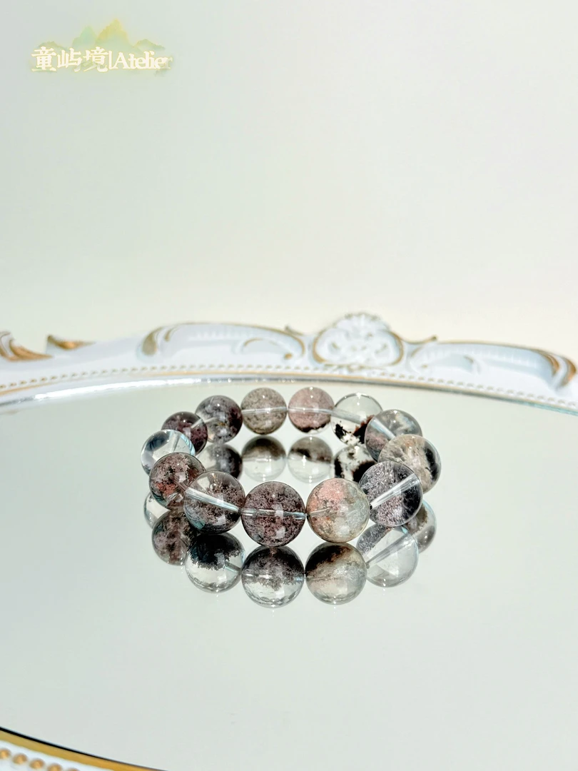 孤品【春带彩】童屿境~天然水晶原创手串