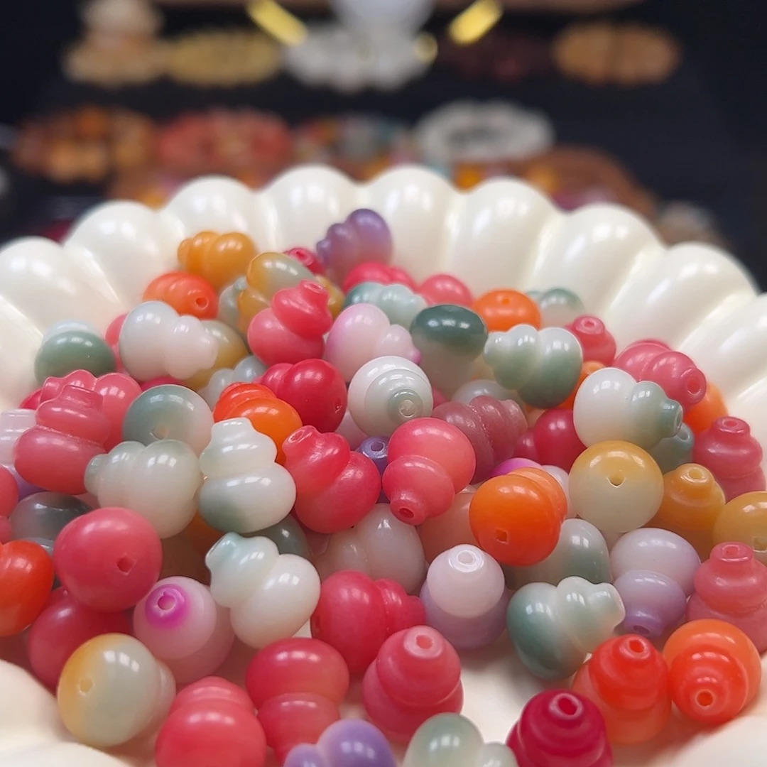 菩提根/象牙果手串卡14多彩葫芦25颗