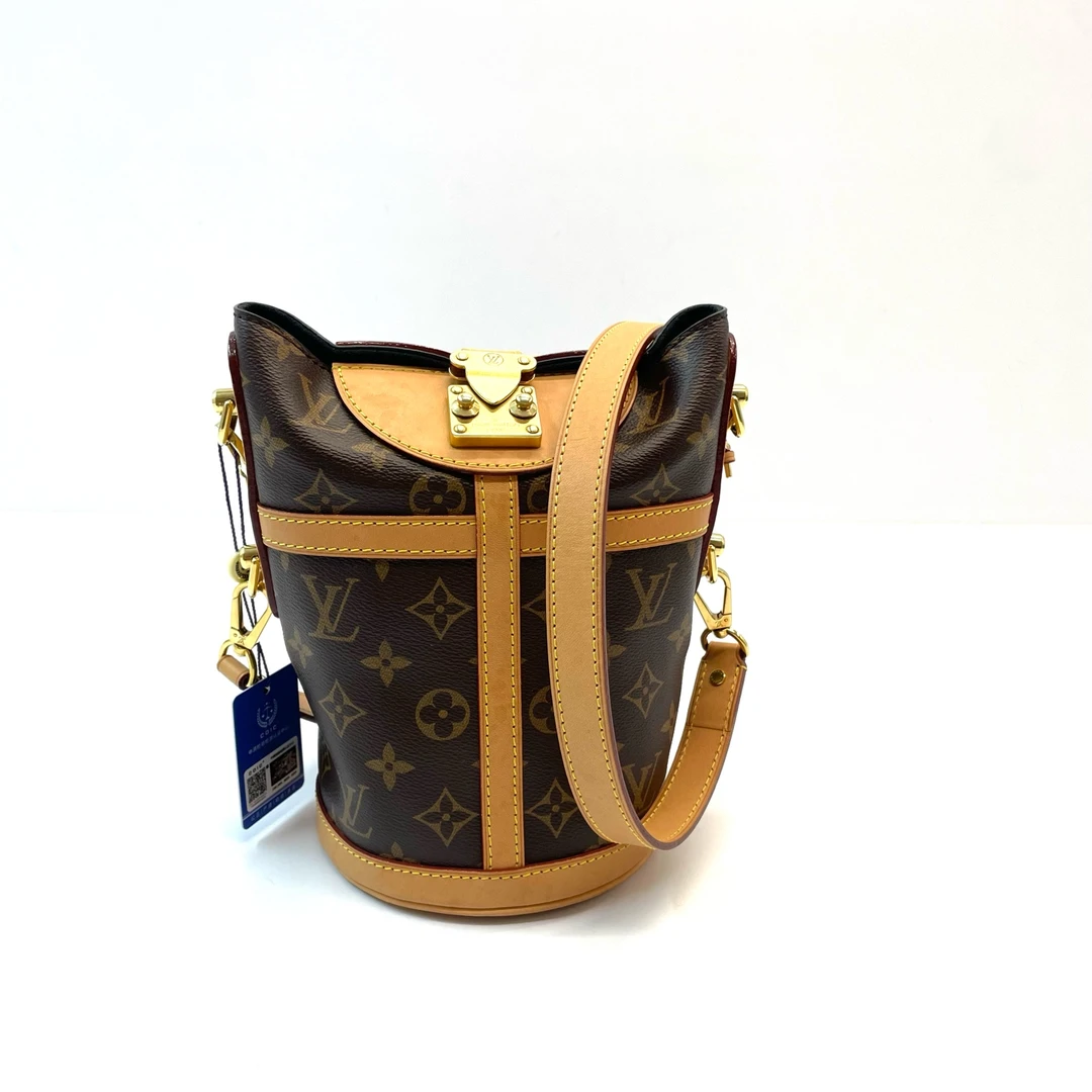 95新 LouisVuitton/路易威登 98新 薯条包 经典老花手提单肩包