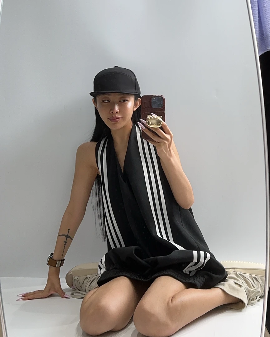 VIVISPLENDID19769#（定制款NO退NO换）妮式穿搭吊带裙