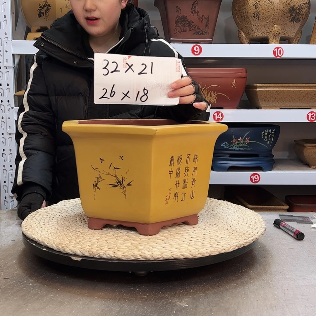 紫砂花盆紫砂花盆