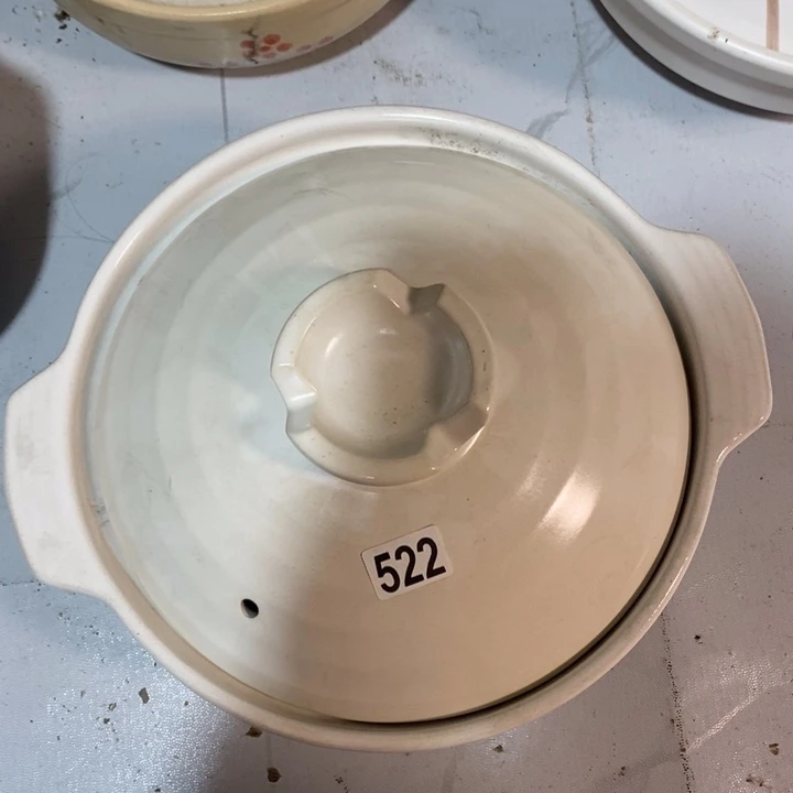 瓷片磁州窑可干烧砂锅口径27厘米高度10厘米