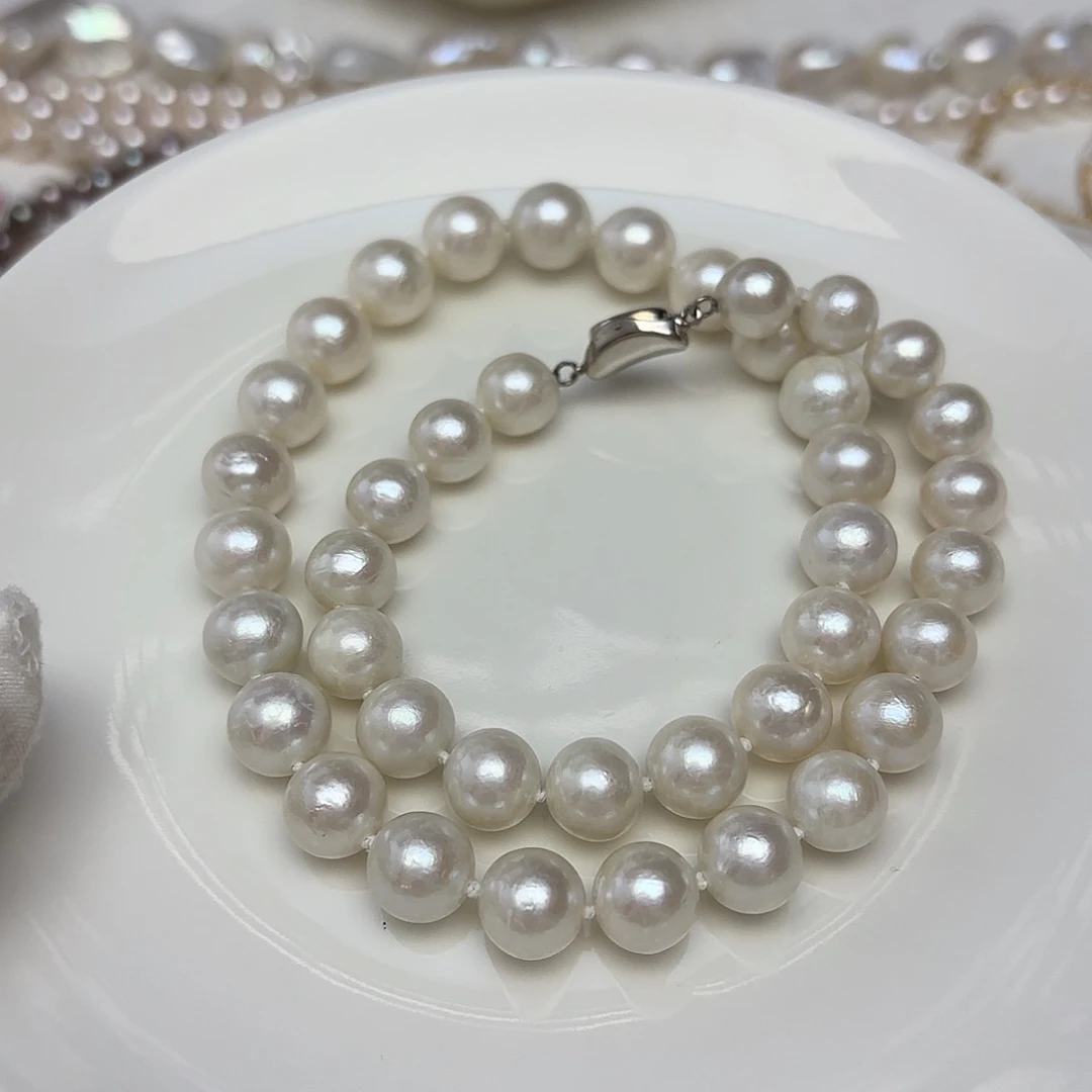 未镶嵌淡水珍珠颈饰9-11mm