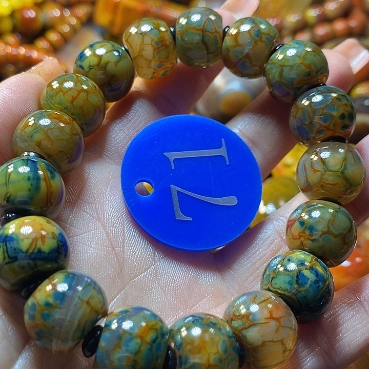 路***尘玛瑙/玉髓未镶嵌手链