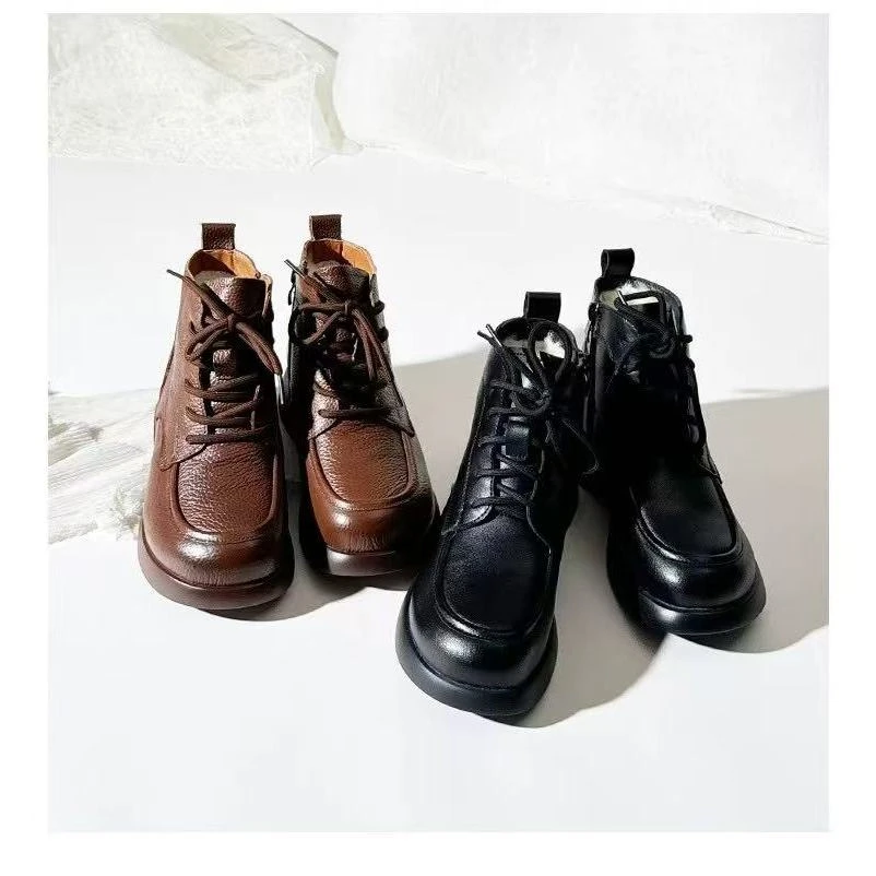 【80女团专属】5228-冬季新款复古百搭短靴