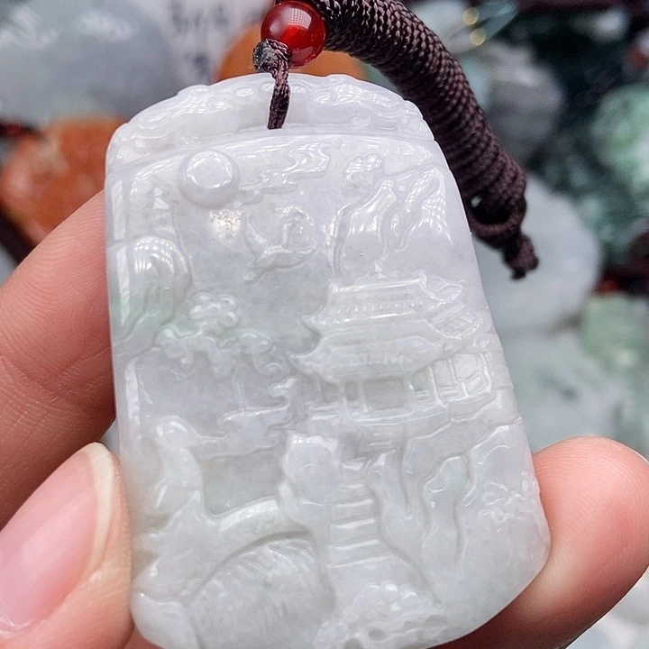 颈饰未镶嵌翡翠翡翠