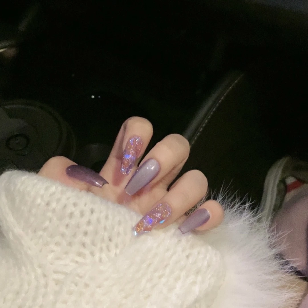 清【紫属于你】217大小姐 高端手工穿戴甲10片