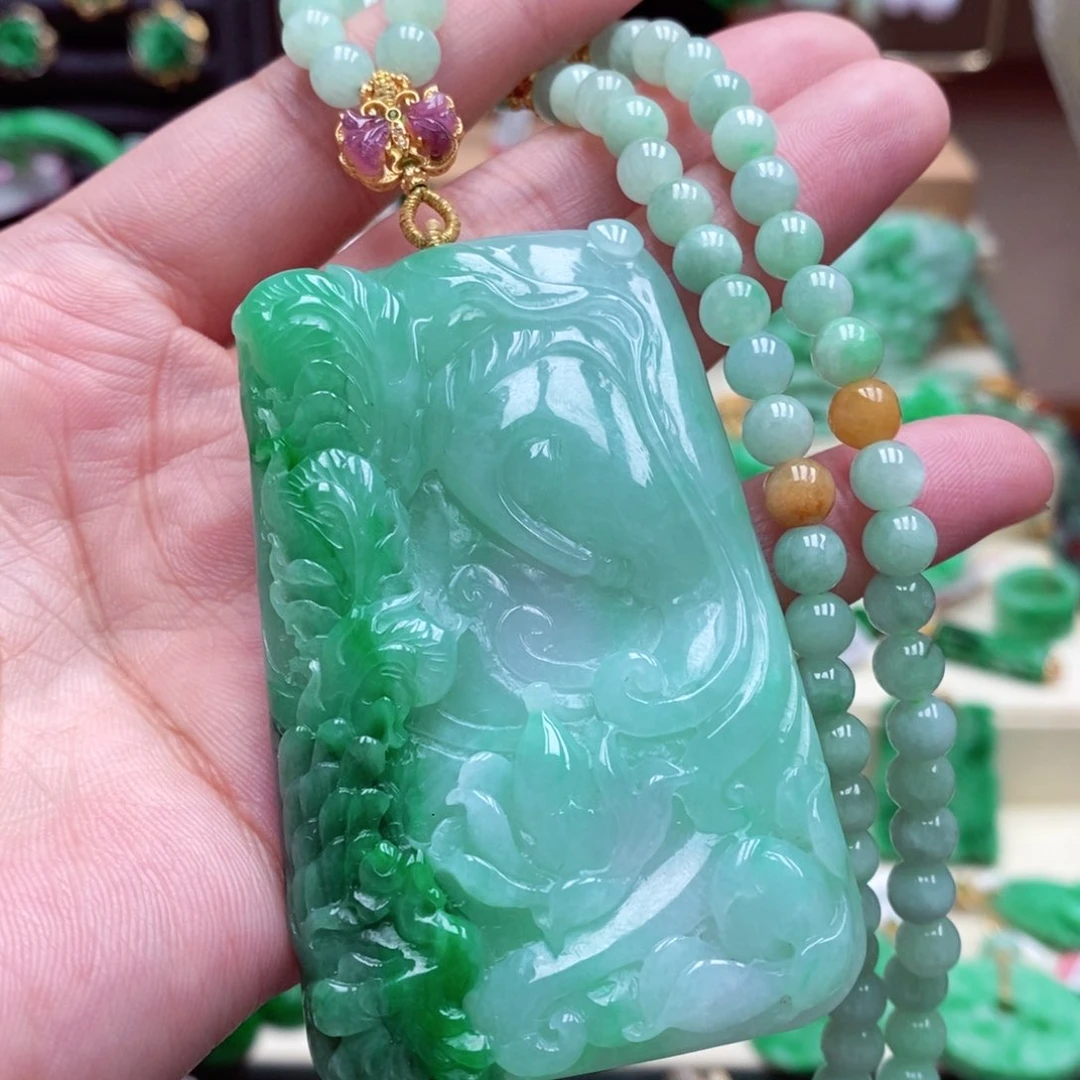 颈饰未镶嵌翡翠翡翠吊坠