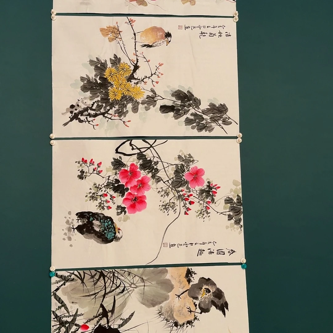 国画云老师画作画作