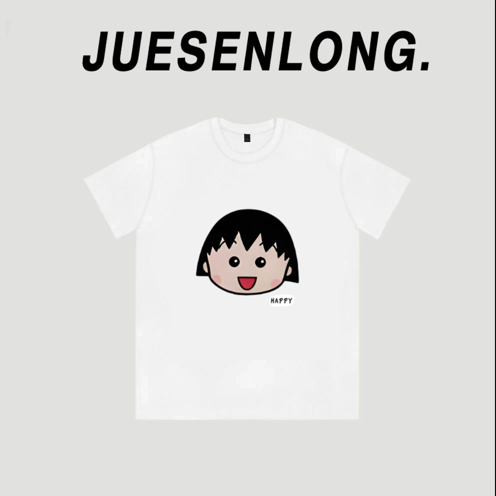 款174-设计感小众宽松港味时尚多巴胺穿搭短袖t恤