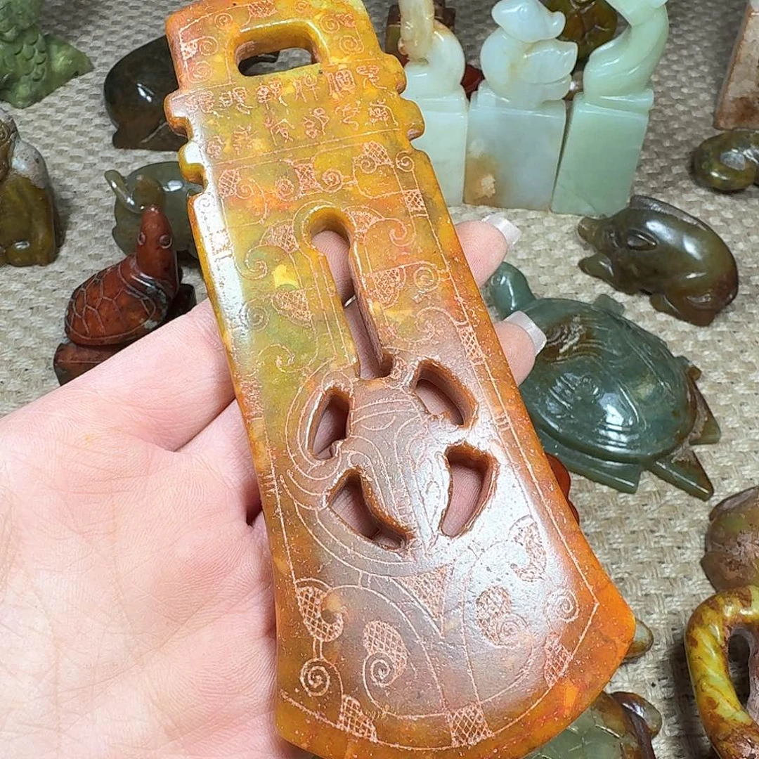 白玉菩提吊坠挂件