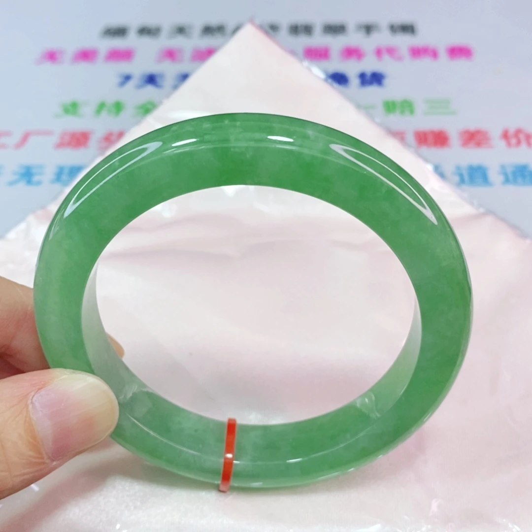 未镶嵌手镯翡翠 57.8圈口正圈-货头