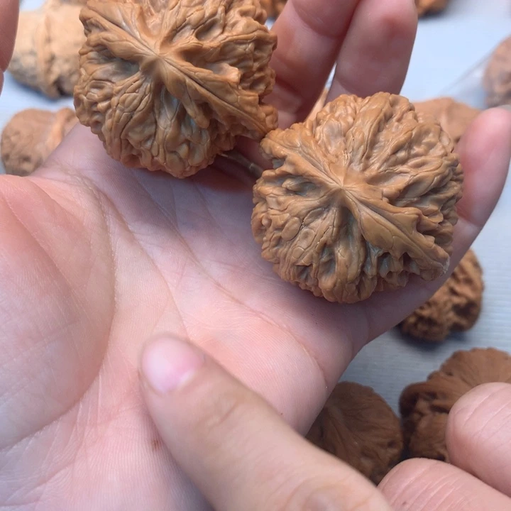 吊坠文玩核桃红锦鲤45