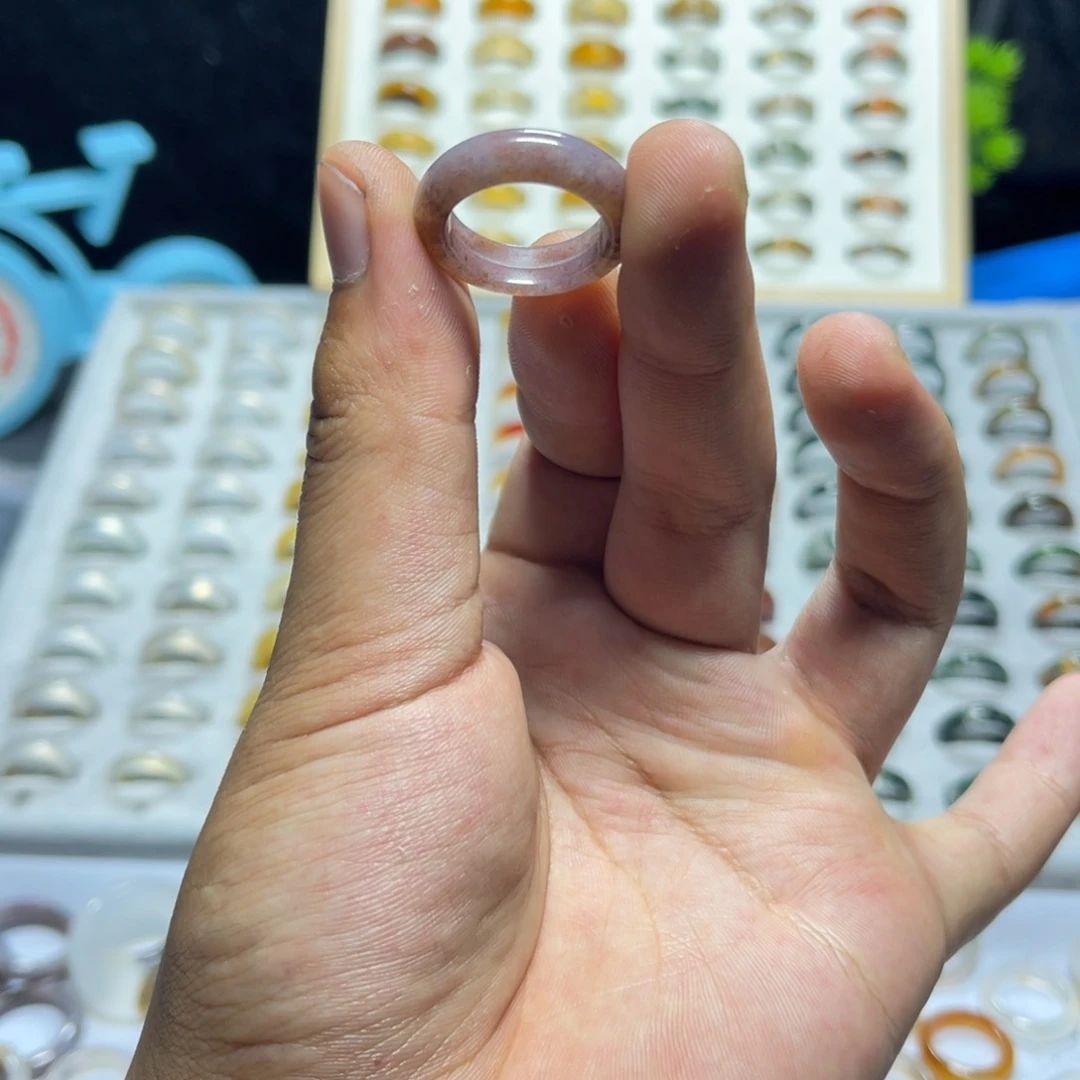 玛瑙/玉髓戒指未镶嵌鹿*晞