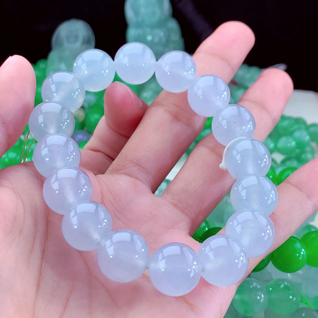 未镶嵌手串翡翠天然
