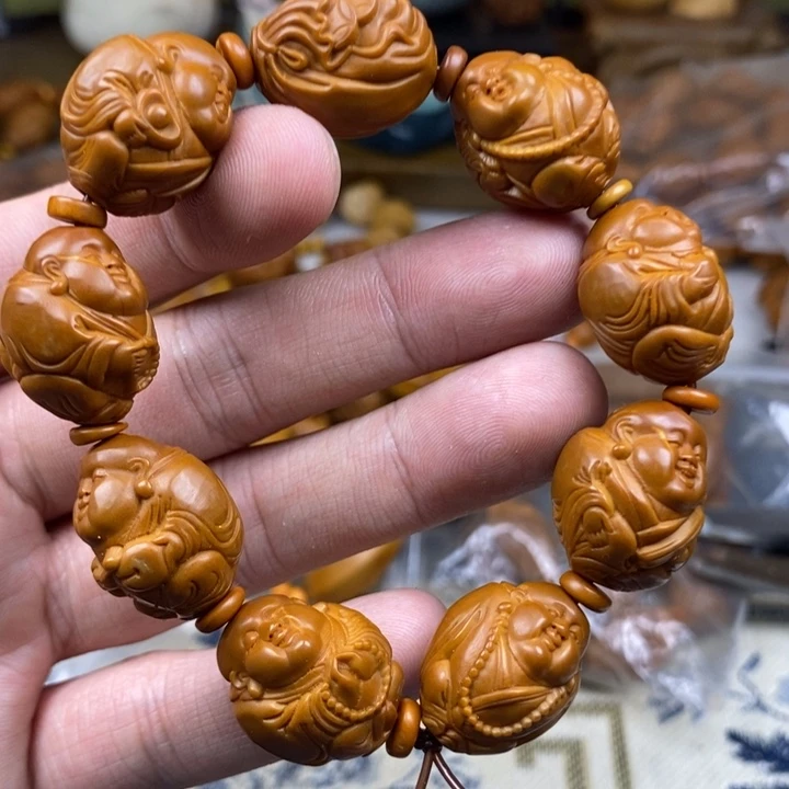 橄榄核手串/手链橄榄核雕工艺手串