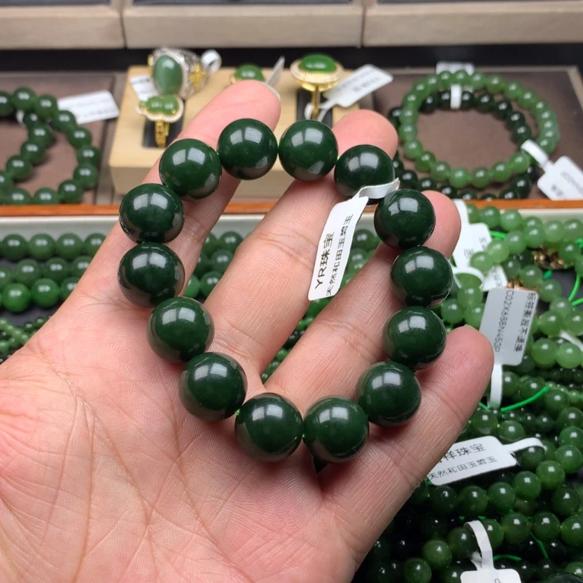 【闪购商品】手链未镶嵌和田玉（碧玉）懒****丝15