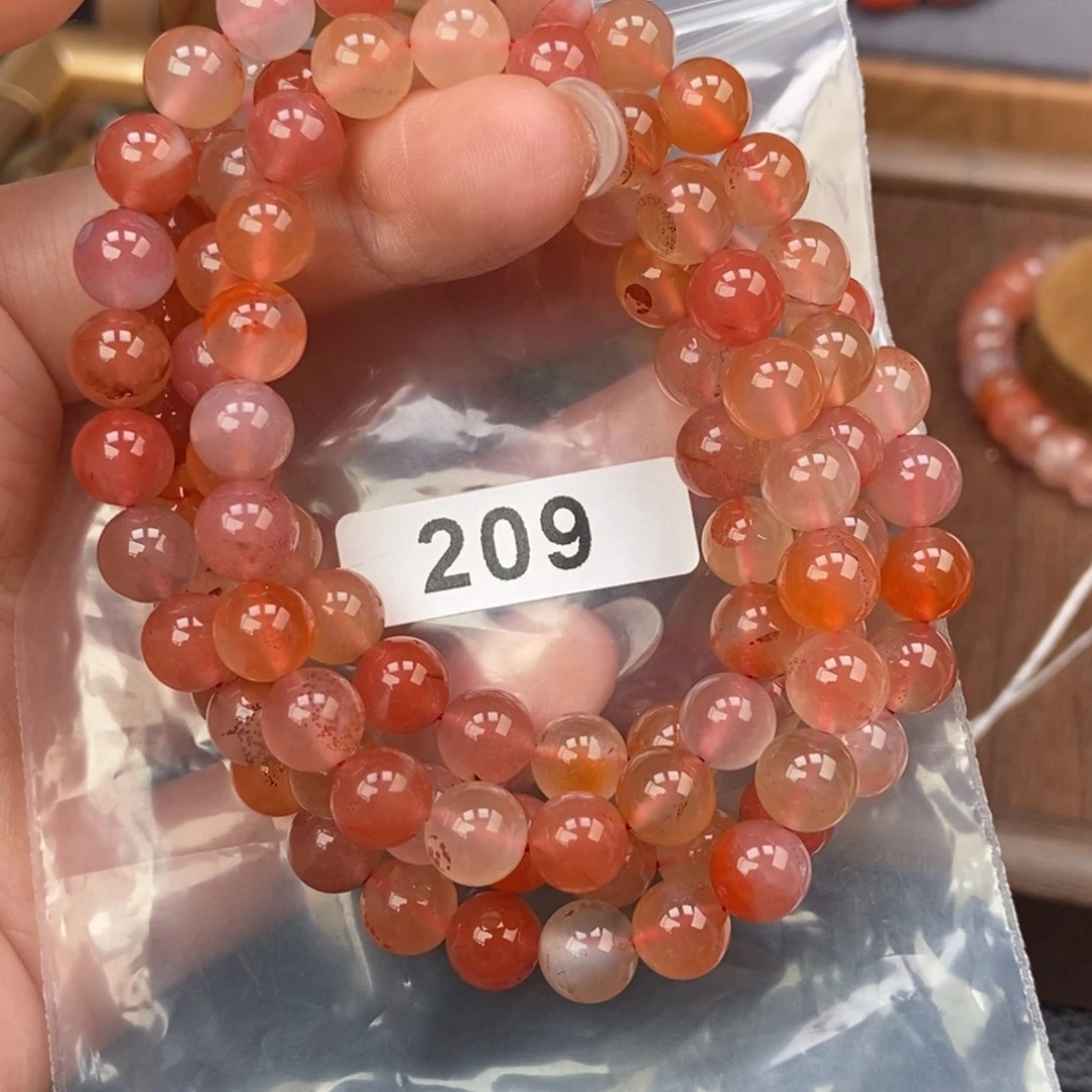 南红玛瑙未镶嵌手链卡7.5