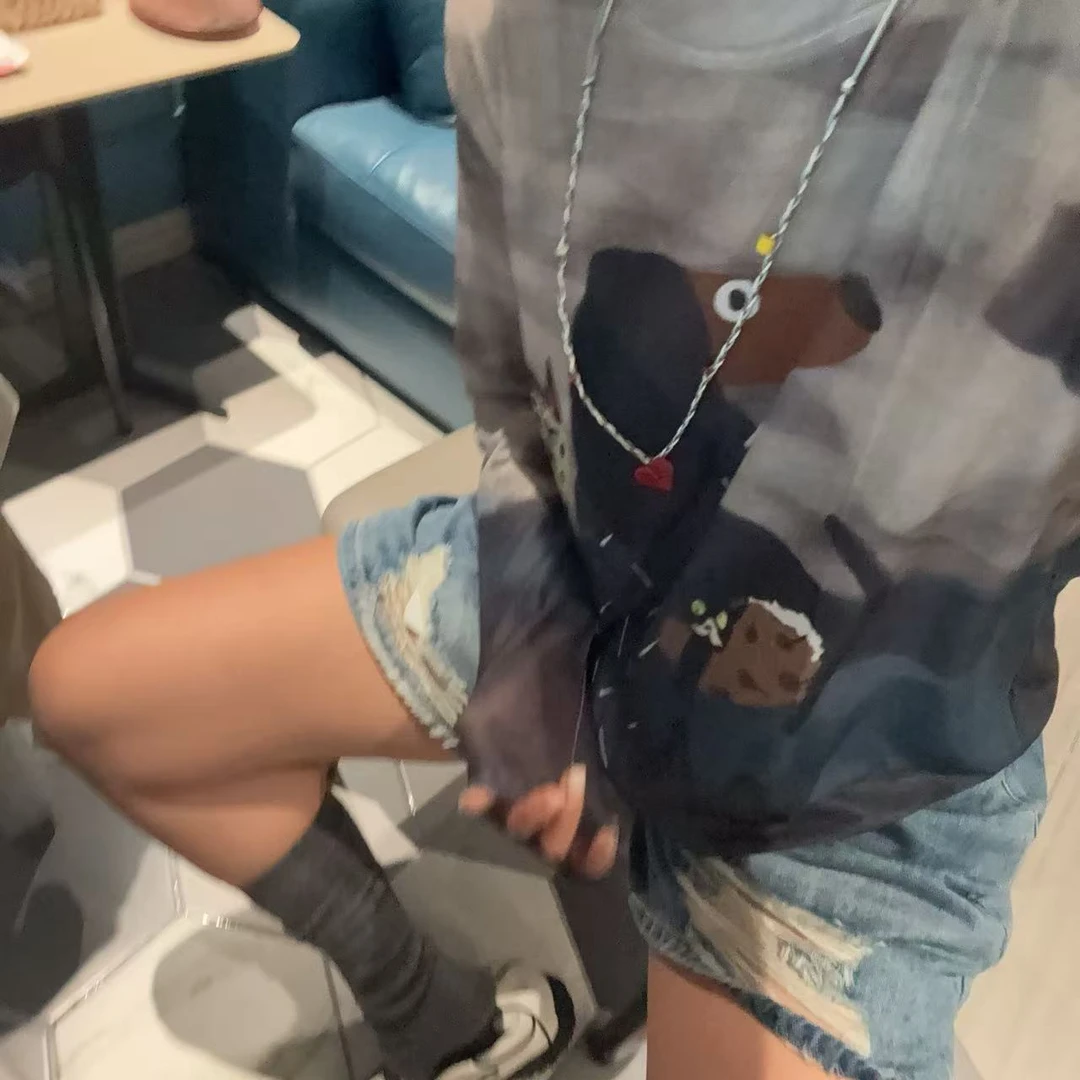 SISTERS【新品欧欧】二姐家ins夏凉凉小狗纱纱非卫衣