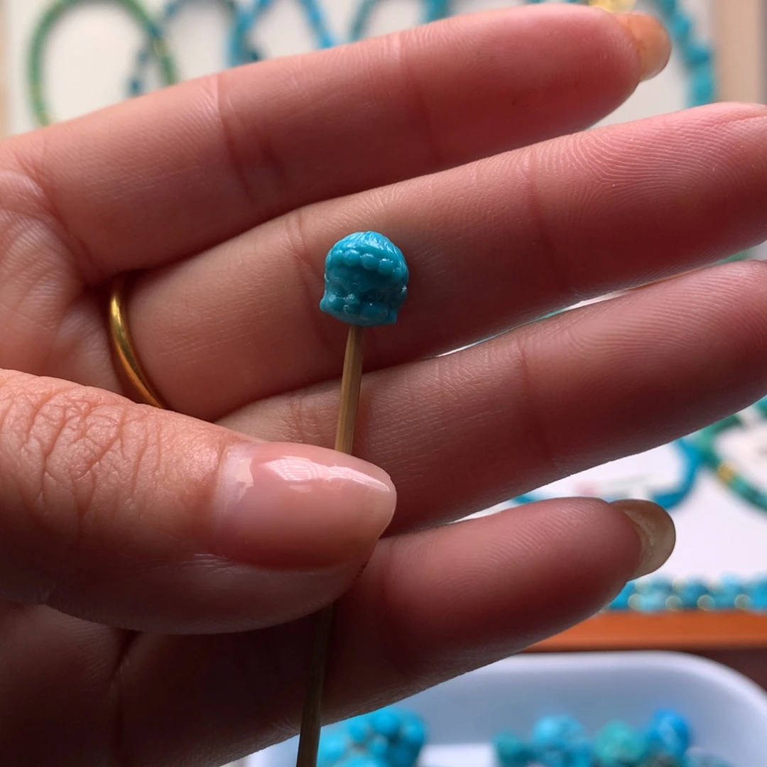 绿松石合金珠宝奇石卡7.5