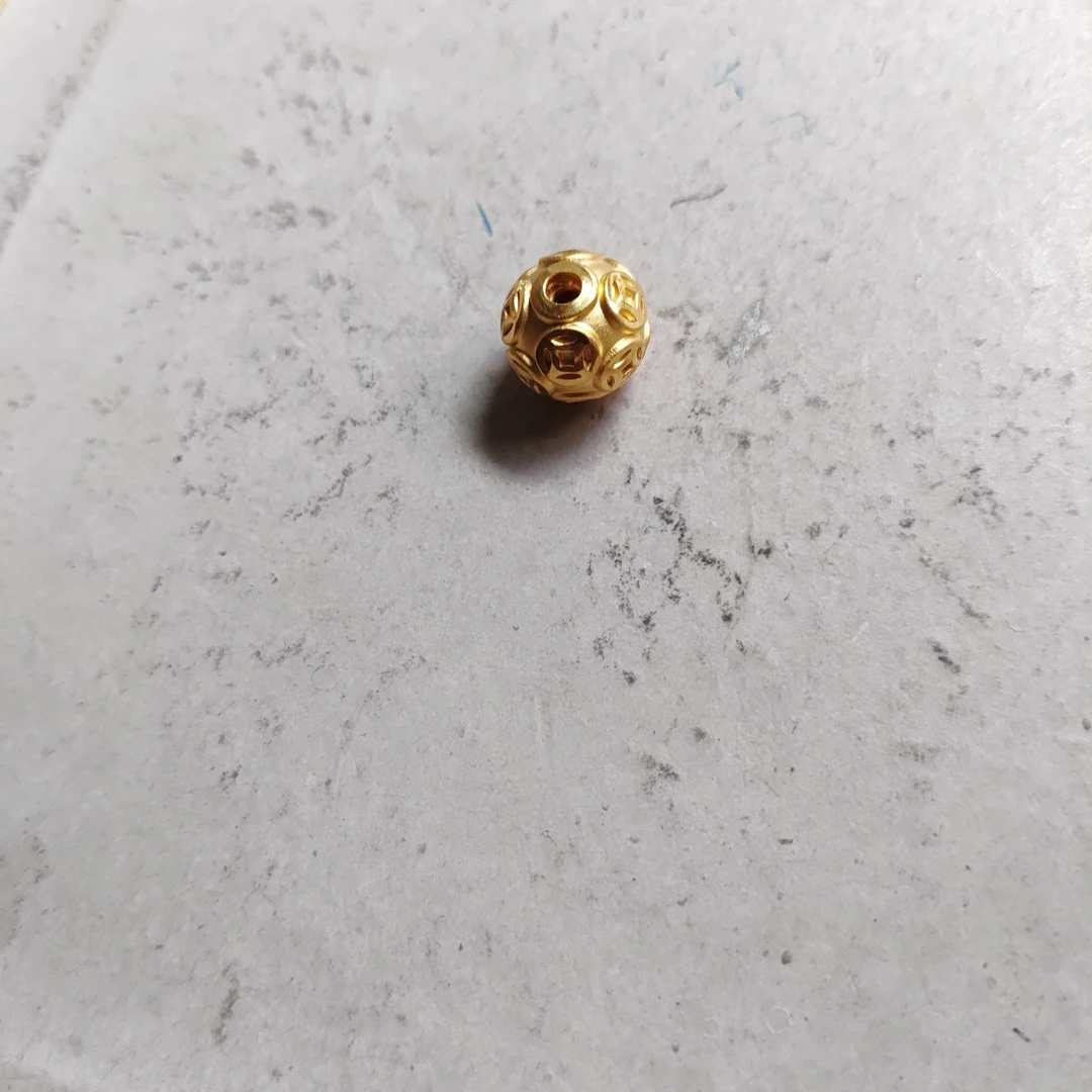 金元宝足金999貔貅珠子首饰