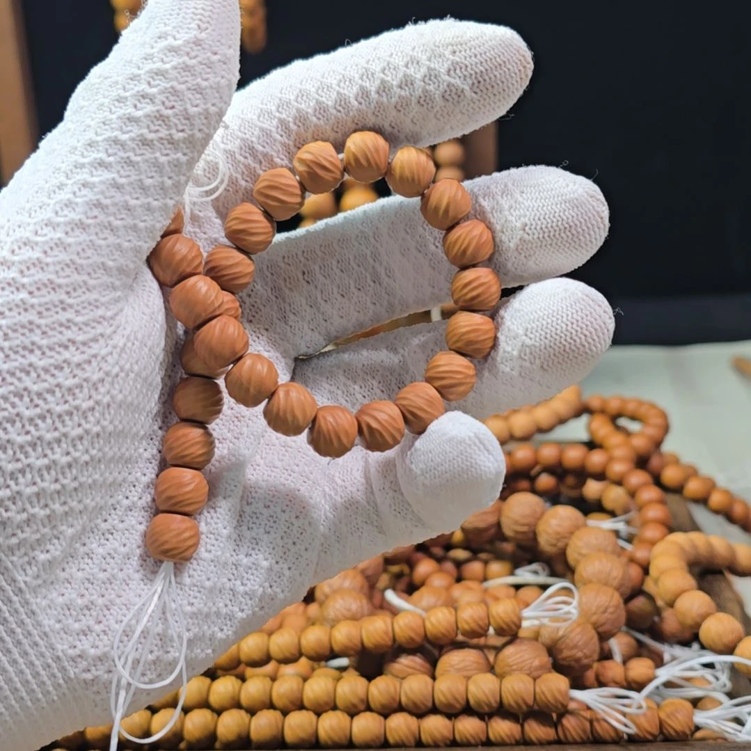 那***了猴头核桃吊坠全品手工精修云锦