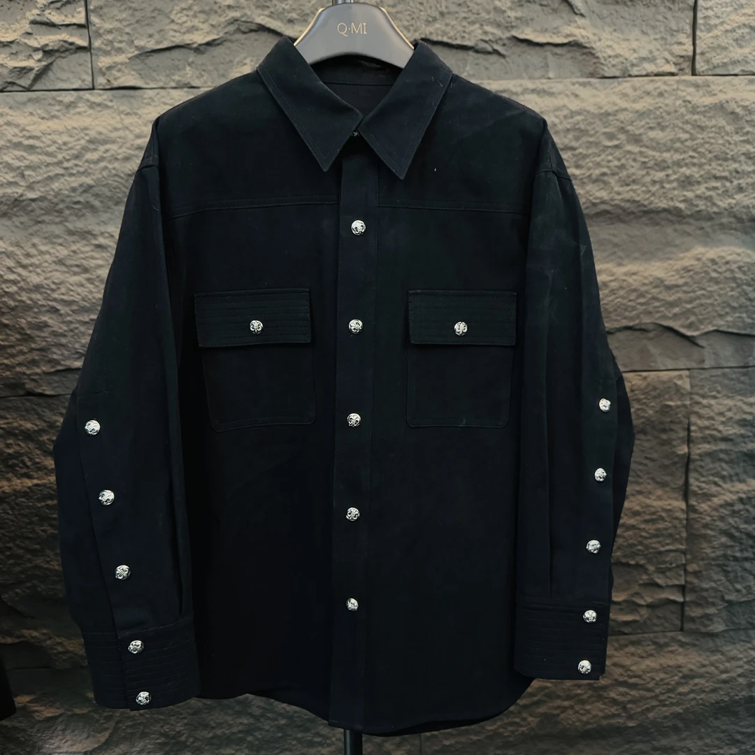 2025重工小众设计师爆款衬衫25003