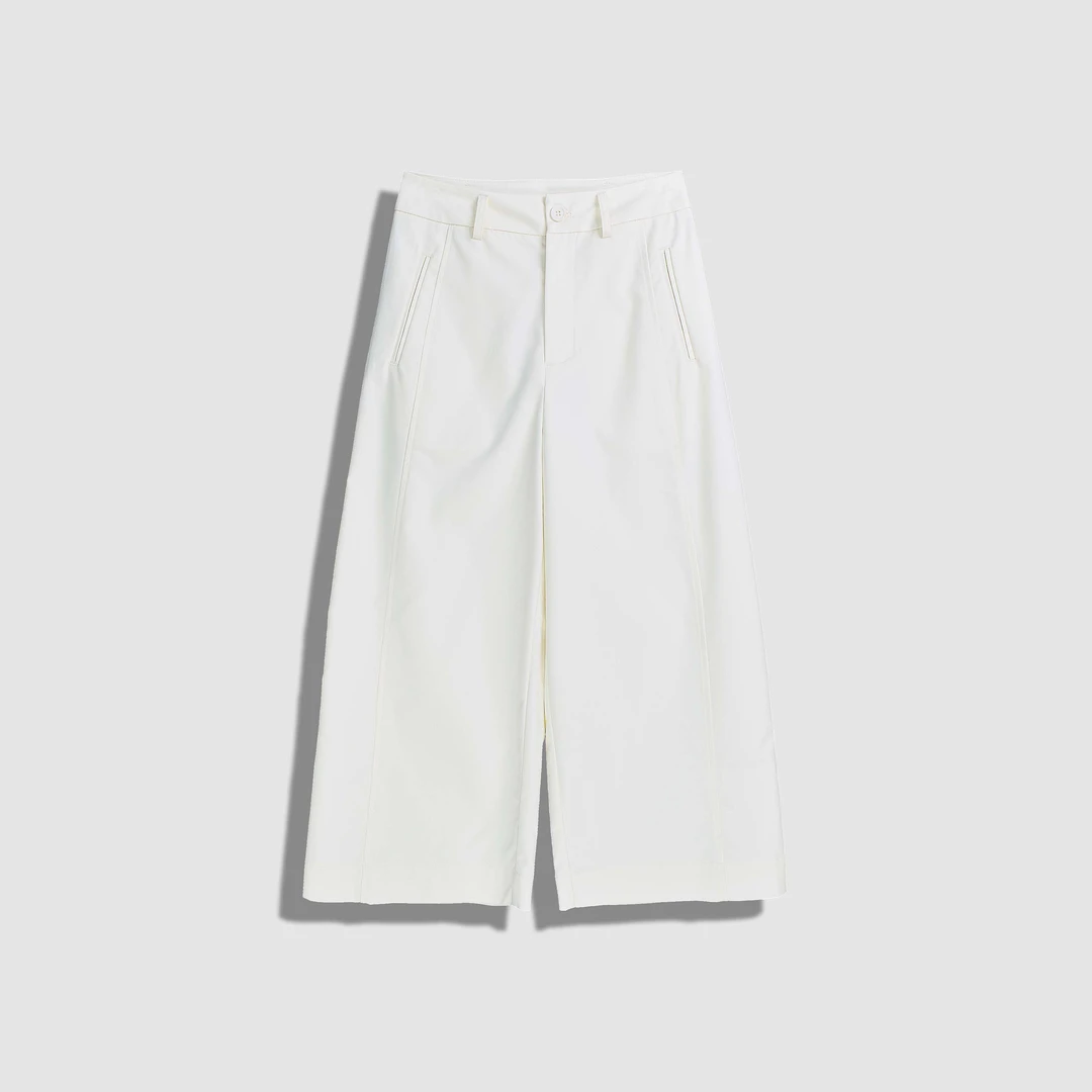 【璐璐】天丝阔腿裤女夏季薄款九分休闲直筒垂感八分裤小个子K17138