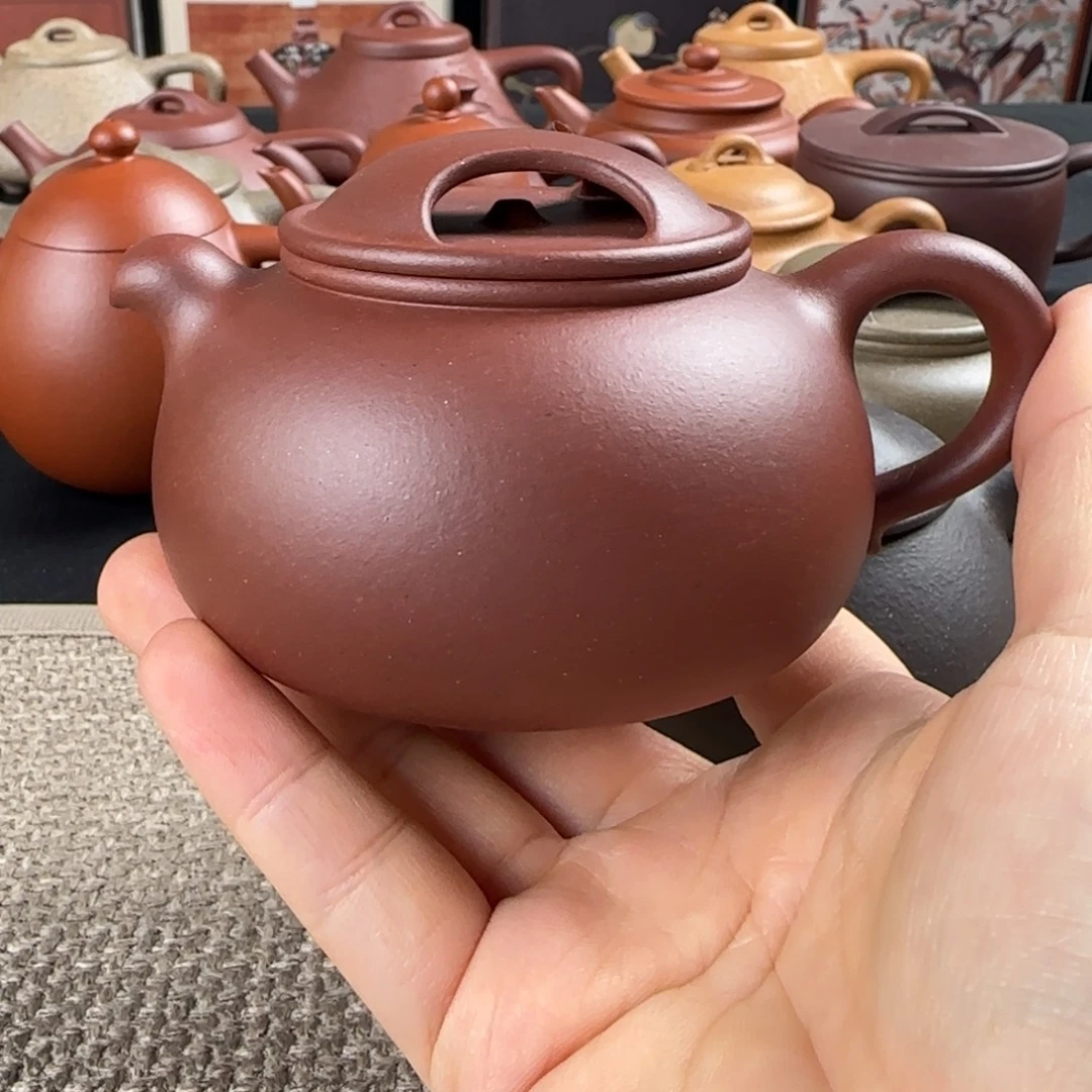 +***凯紫砂茶壶微瑕玉牛