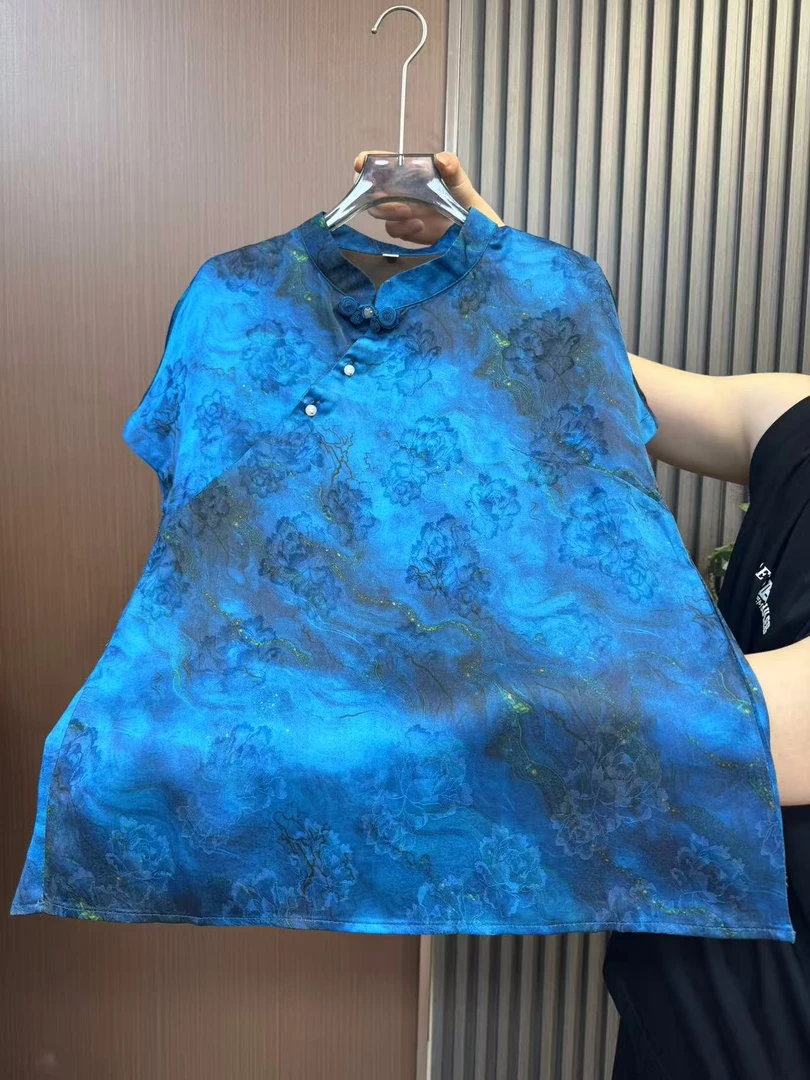 【星河】香云纱新中式国风显瘦减龄百搭女士上衣