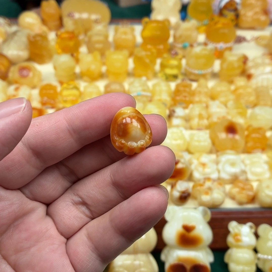 琥珀未镶嵌裸石蜜蜡