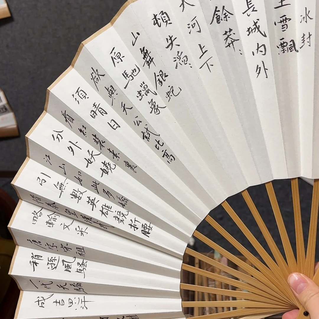 书法手写手绘作品10玉竹小楷沁园春雪