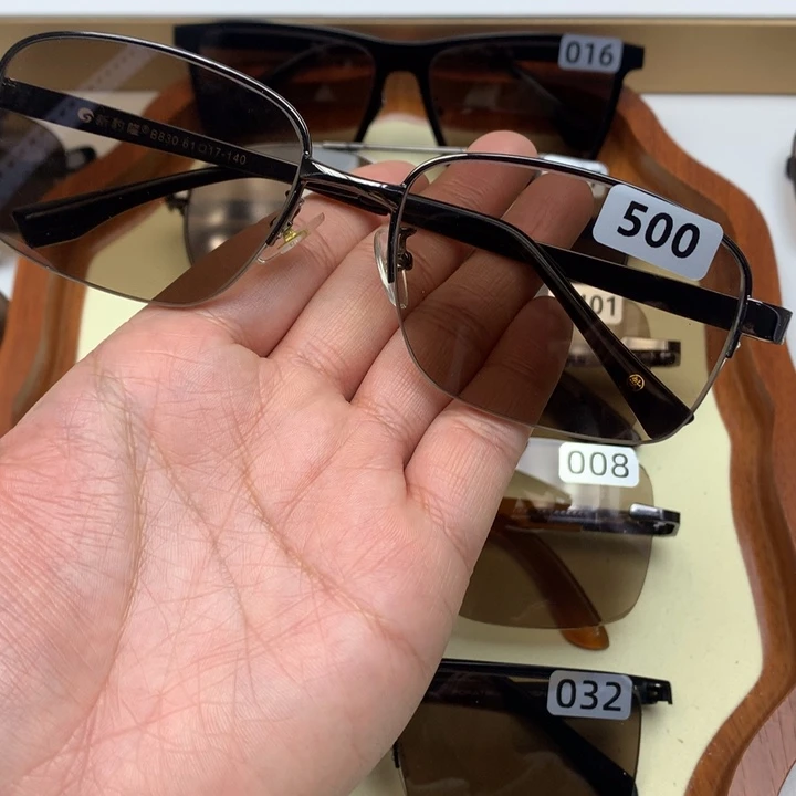 一体款半框茶水晶500